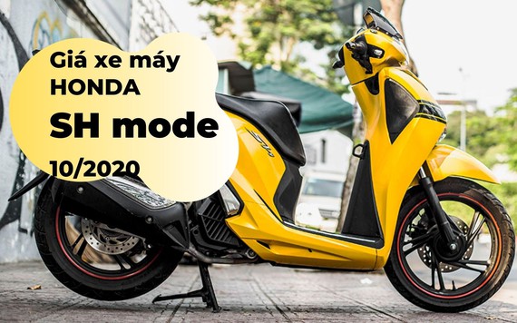 Giá xe máy Honda SH Mode tháng 10/2020: Giảm giá đồng loạt