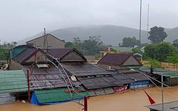 5 người chết và mất tích do mưa lũ ở Nghệ An
