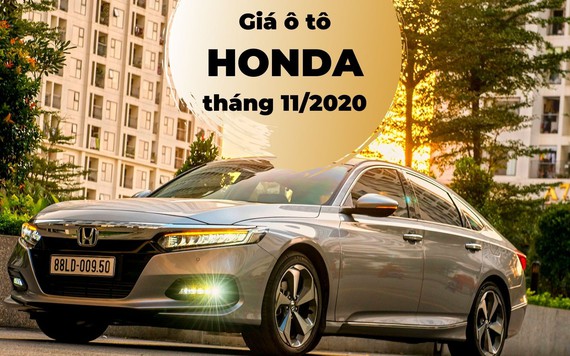 Bảng giá ô tô Honda mới nhất tháng 11/2020
