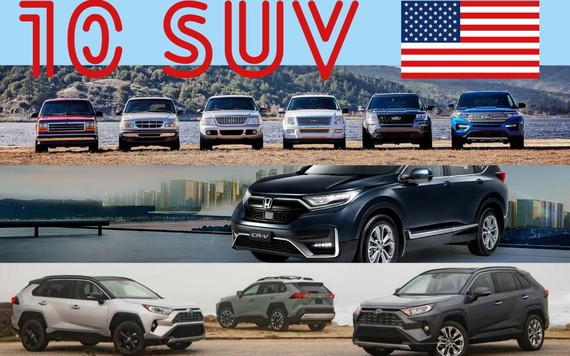 10 SUV bán nhiều nhất Mỹ năm 2020: Hai đại diện của Toyota và Honda dẫn đầu