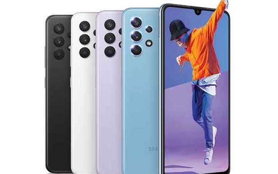 Galaxy A32 lên kệ ở Việt Nam: màn AMOLED 90Hz, camera 64MP, chống nước, giá 6,69 triệu đồng