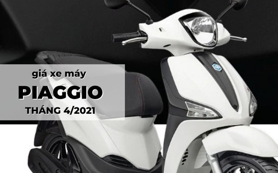 Giá xe máy Piaggio tháng 4/2021: Liberty thấp nhất chỉ từ 49 triệu đồng
