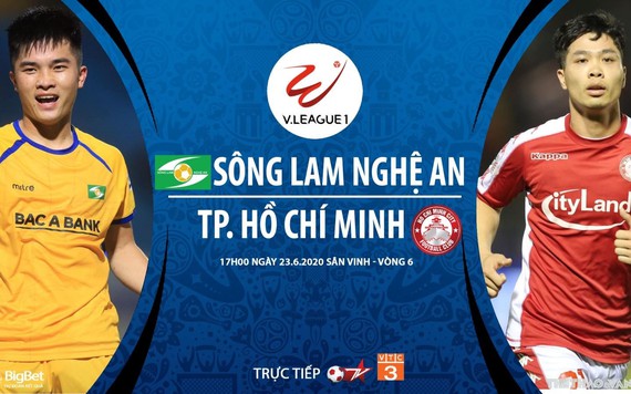 Lịch thi đấu bóng đá hôm nay 8/4: TP.HCM - Sông Lam Nghệ An