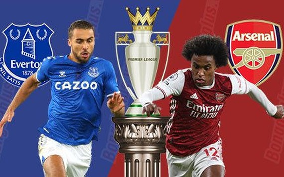 Lịch thi đấu bóng đá hôm nay 23/4: Arsenal - Everton