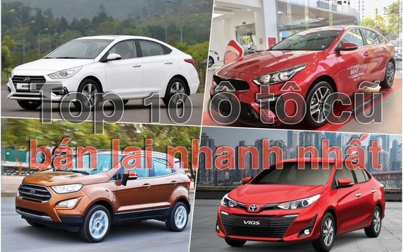 Top 10 mẫu ô tô cũ được ưa chuộng nhất tại Việt Nam