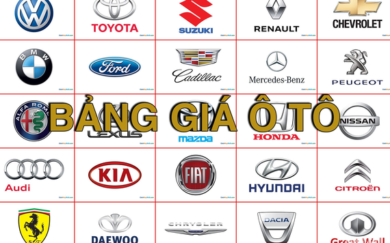 Bảng giá ô tô tháng 5/2021 tất cả các mẫu xe tại Việt Nam