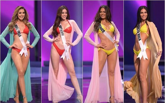 Top 10 phần thi áo tắm ấn tượng tại Miss Universe: Khánh Vân 'kèn cựa' body với dàn mỹ nhân cực phẩm