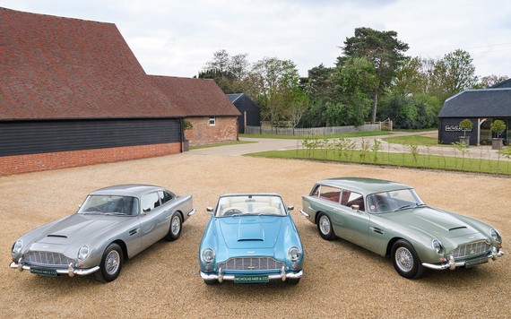 Ba chiếc Aston Martin DB5 đời cổ có giá 5,6 triệu USD