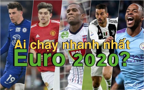 10 cầu thủ chạy nhanh nhất Euro 2020 không có tên Ronaldo