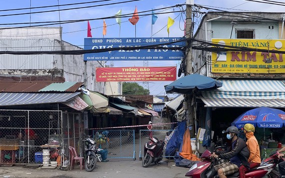 TP.HCM: Quận Bình Tân đề xuất tiếp tục phong tỏa 3 khu phố thêm 14 ngày