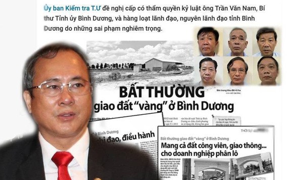 Nguyên Bí thư Bình Dương Trần Văn Nam bị bắt