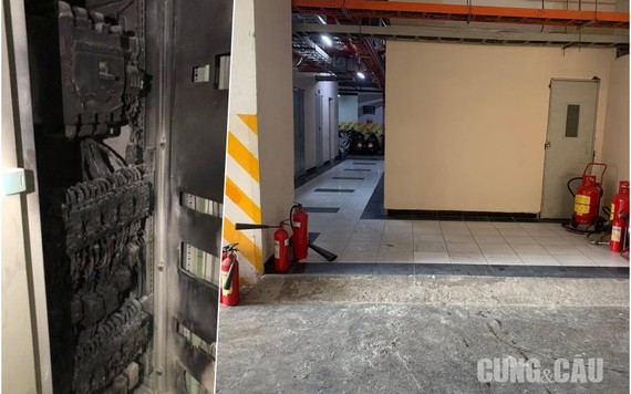 Cả chung cư Mỹ Phú nháo nhào thoát thân chỉ vì cháy tủ điện ở tầng hầm, vì sao?