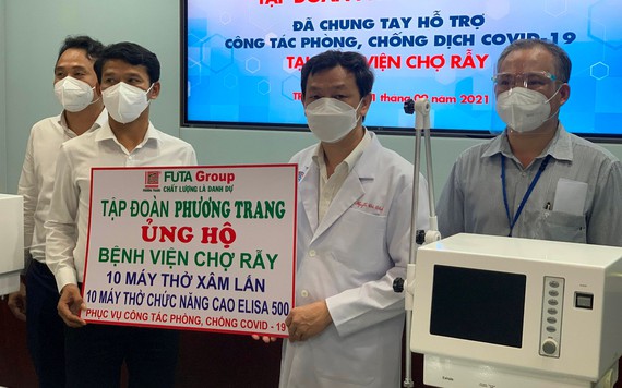 TP.HCM được hỗ trợ thêm máy thở chức năng cao, máy tạo oxy trị giá hàng chục tỷ đồng