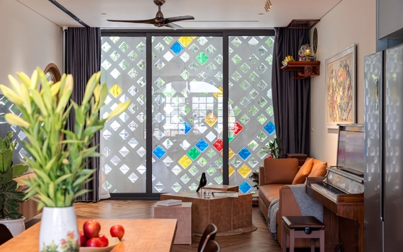 Ngôi nhà độc đáo với thiết kế gạch thông gió
