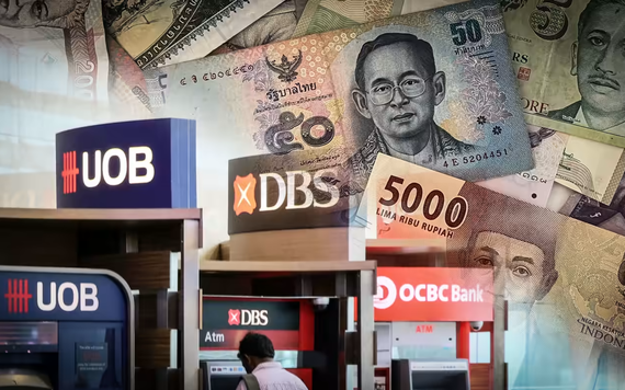 Các ngân hàng ASEAN đối mặt với rủi ro nợ lớn khi lãi suất tăng