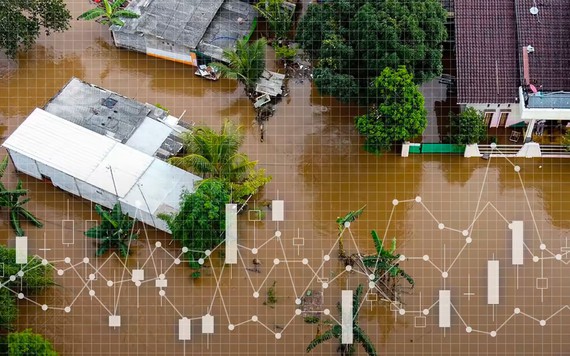 Nguy cơ lũ lụt gia tăng ở châu Á khi các thành phố phát triển, đất sụt lún