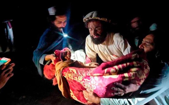 Hơn 1.000 người thiệt mạng sau trận động đất kinh hoảng ở Afghanistan