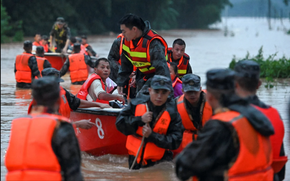 Lũ lụt tiếp tục hoành hành các tỉnh miền Nam Trung Quốc 