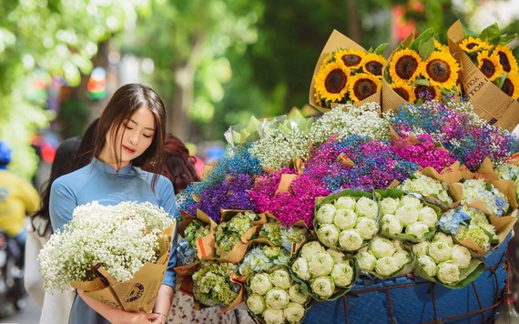 Hút khách dịch vụ cho thuê xe hoa chụp ảnh trên đường phố Hà Nội