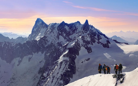 Chiều cao của núi Mont Blanc thấp đi do băng tan