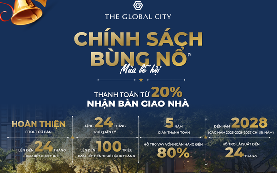 The Global City đánh dấu sự trở lại với chính sách bán hàng bùng nổ thị trường dịp cuối năm