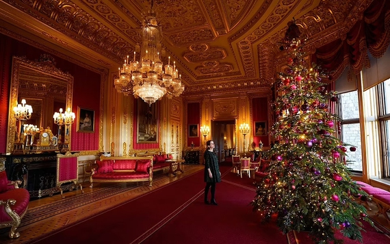 Lâu đài Windsor trang hoàng rực rỡ đón Giáng sinh