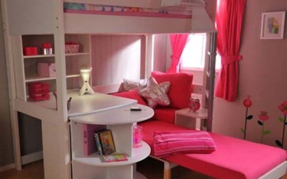 22 mẫu phòng ngủ 'sắc hồng' dành cho tuổi teen