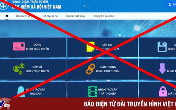 Cảnh báo web giả mạo Cổng dịch vụ công của BHXH Việt Nam