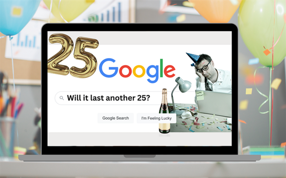 Google Doodle đổi logo mới mừng sinh nhật lần thứ 25 của Google