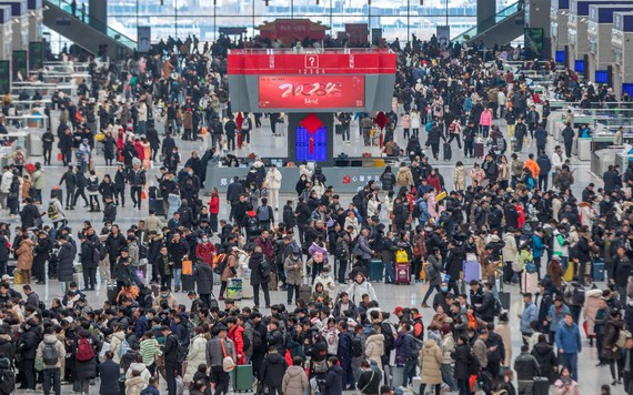 Trung Quốc chính thức khởi động 'Xuân vận' 2024, 9 tỷ lượt người đi lại trong 40 ngày