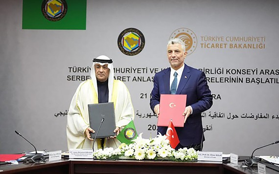 GCC và Thổ Nhĩ Kỳ khởi động đàm phán về hiệp định thương mại tự do