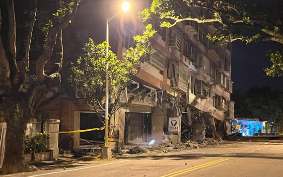 Đài Loan tiếp tục rung chuyển vì hàng chục dư chấn động đất
