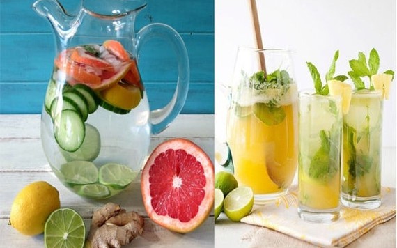 Những công thức nước detox giúp thon dáng, đẹp da