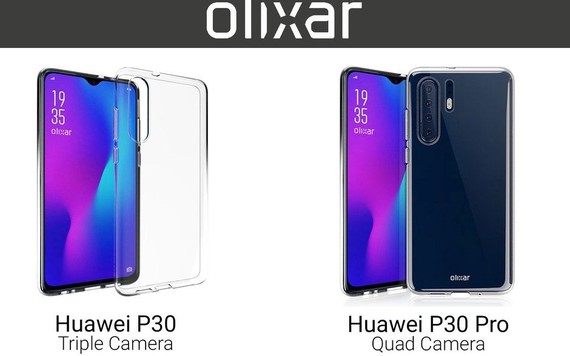 Huawei P30 Pro lộ ảnh render với 4 camera sau, zoom quang 10x