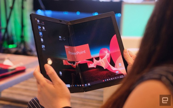 Trên tay ThinkPad X1 Fold màn hình gập đầu tiên trên thế giới, giá 60 triệu đồng