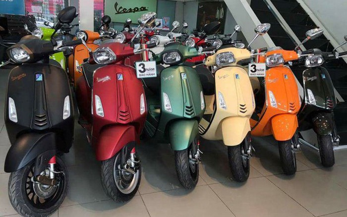 Tổng Hợp Xe Vespa Màu Đỏ Đẹp Độc Lạ
