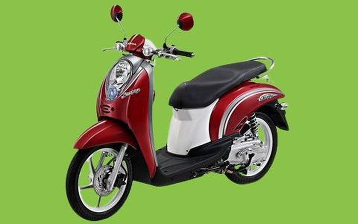 Honda Scoopy 50cc màu đỏ nhập khẩu Nhật 60HC1323  2banhvn